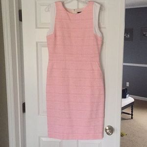 J Crew Coral Sleeveless Sheath Dress